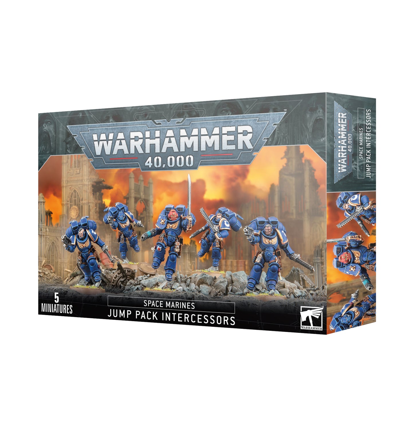 Space Marines-Assault Intercessors with Jump Packs