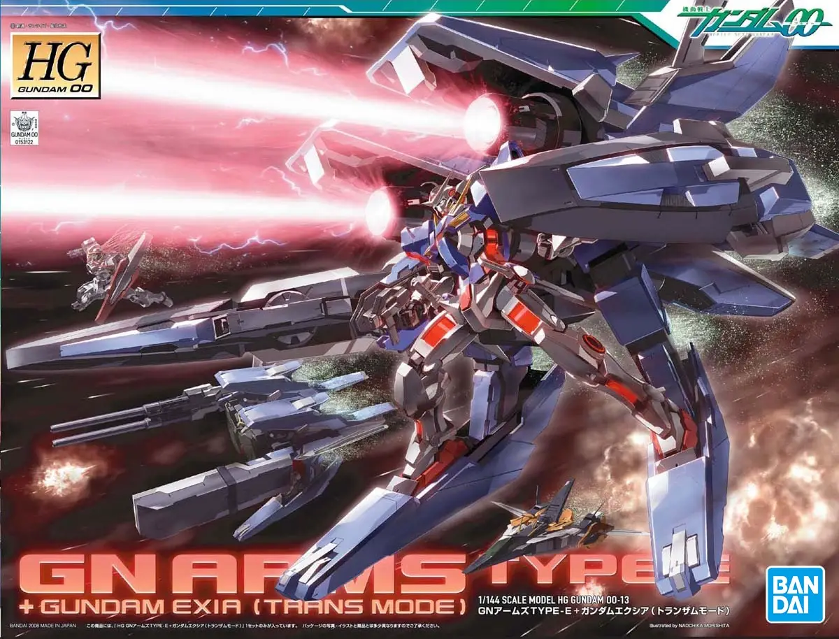 HG GN Arms Type E + Gundam Exia (Transam Mode)