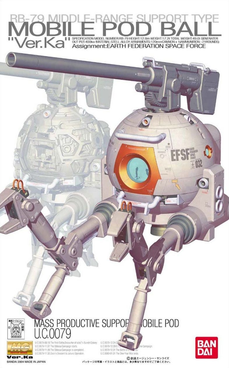 MG 1/100 RB-79 MOBILE POD BALL VER.Ka