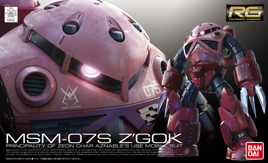 RG 1/144 MSM-07S Char's Z'Gok
