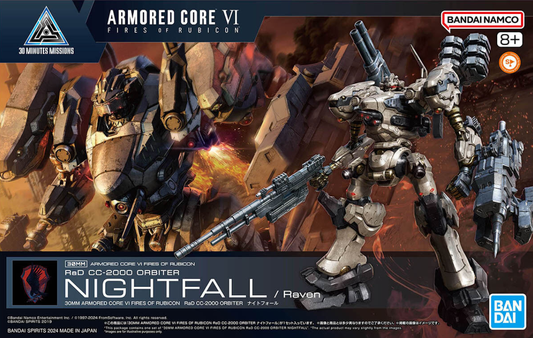 30MM Armored Core VI Fires of Rubicon RaD CC-2000 ORBITER NIGHTFALL