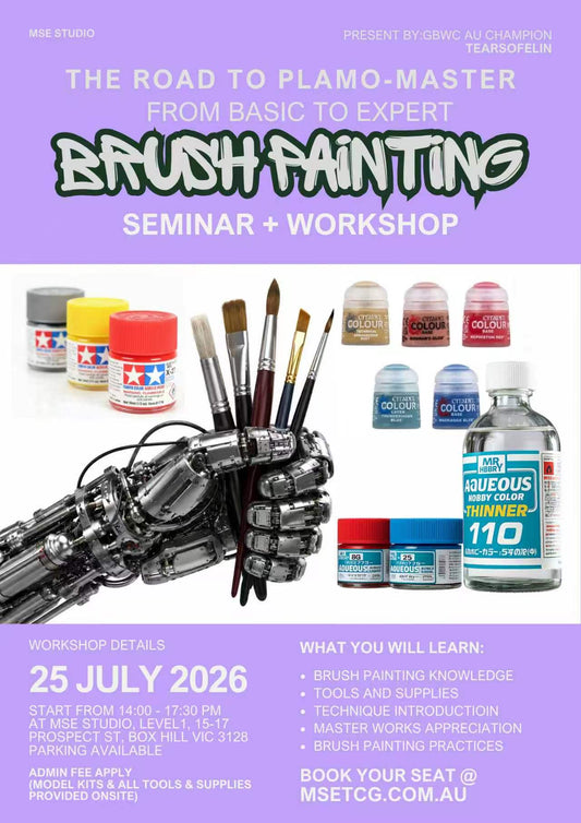MSE Brush Painting workshop           25 JULY