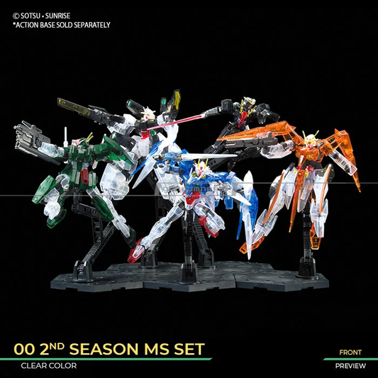 HG 1/144 Mobile Suit Gundam 00 2nd Season MS Set Clear Color Limited