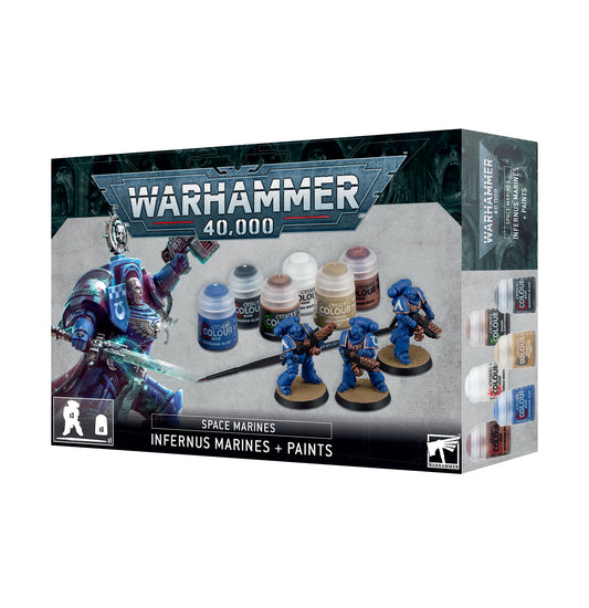 Space Marines-Space Marine: Infernus Marine + Paint Set