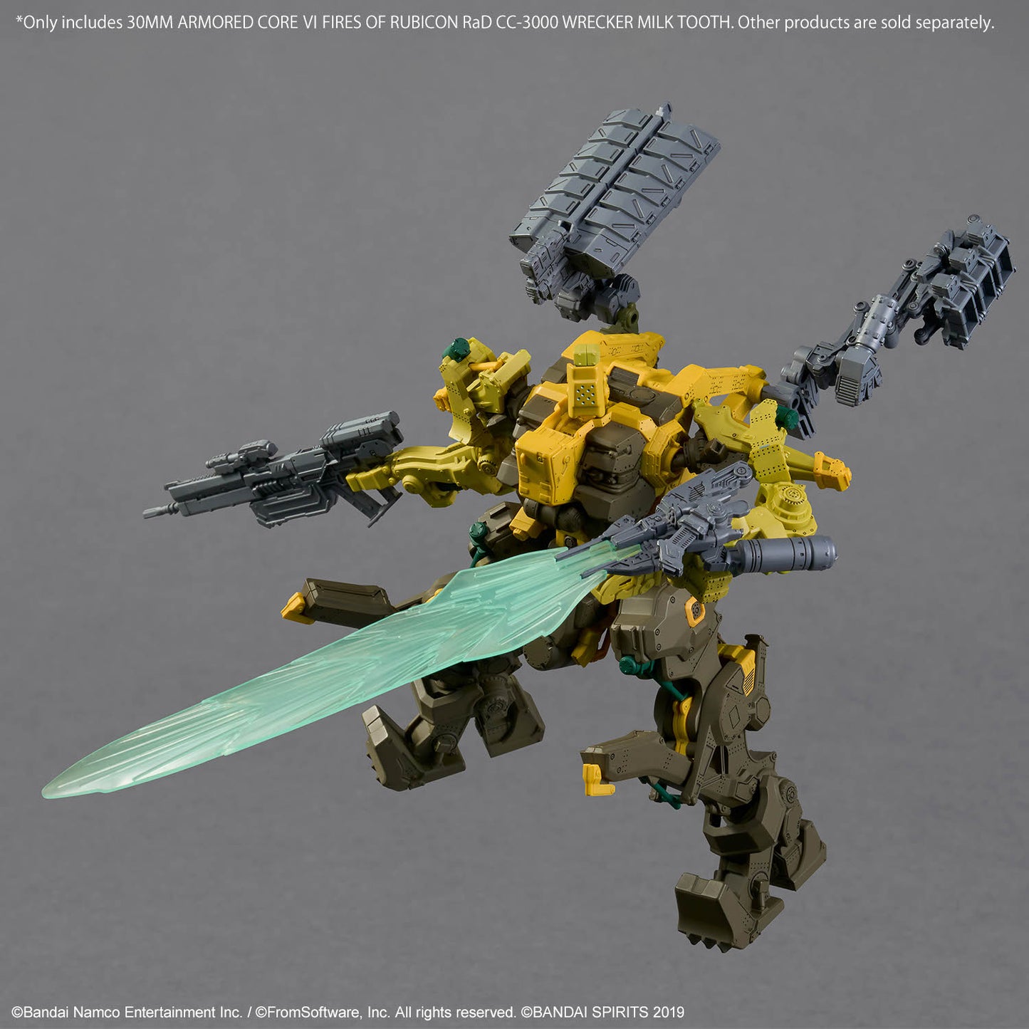 30MM ARMORED CORE Ⅵ FIRES OF RUBICON RaD CC-3000 WRECKER MILK TOOTH